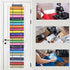 Chemlliy Vinyl Roll Holder 12 Compartments Vinyl Storage Organizer Hanging Vinyl Storage Rack Craft Vinyl Roll Organizer Wall Mount...