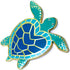 Cute Sea Turtle Heart Lapel Pin, Sea Turtle Gifts, Ocean Beach Turquoise Pin Brooch Accessories for Women, Turtle Brooch Charm Jewelry, Mother's D...