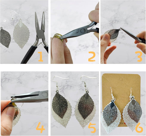 MAIBAOTA Earring Hooks for Jewelry Making, 602 Pcs Earring Making Supplies, 925 Silver and Gold Plated Earring Making Kit, Earring Findings, Jump ...
