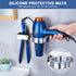 Hair Dryer Holder Wall Mounted, Hair Tool Organizer for Bathroom, Adhesive Blow Dryer Holder, Stainless steel Hair Dryer Hanger Hair Straightener ...