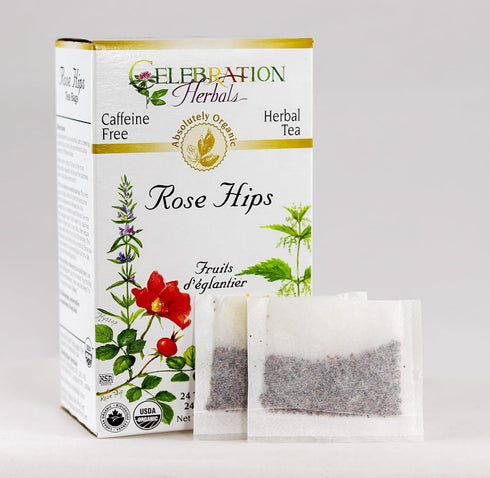CELEBRATION HERBALS Rose HIPS Tea Organic 24 Bag, 0.02 Pound...