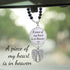 Memorial Car Charm Sympathy Gifts for Loss of Loved one, Keep Making Her Proud Ornament Hanging Rear View Mirror Accessories Grief Bereavement Sym...