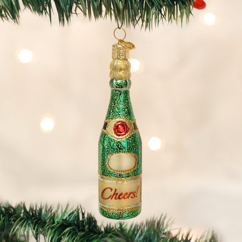 Old World Christmas Adult Beverages Glass Blown Ornaments for Christmas Tree Cheers...
