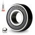 4 Racing Wheel Bearing w/Grease for Coleman BT200X CT200U Trail CT200UEX, Baja Warrior 196CC MB165 MB200 Mini Bike, Front & Rear Wheels Bearings R...