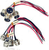 Lsgoodcare 4Pcs GX20-2Pin Male Aviation Connector Power Cable Electrical Terminal Socket with 20Awg Cable Connector Plug with 4Pcs 20MM 2Pin Aviat...
