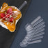 500Pcs Disposable Clear Mini Plastic Spoons Small Tasting Spoons Tiny Dessert Spoons Ice Cream Spoons Plastic Serving Utensils Crafts, Tasting, Sa...