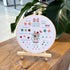 CDThinkingU 3 Sets Flower Embroidery Kit for Beginners with Pattern and Instructions, Lu Embroidery Cross Stitch Stitches Practice Kits with Hoop,...