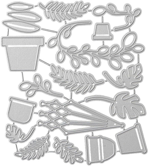 Cutting Dies Metal Stencils Scrapbooking Tools DIY Embossing Template for Paper Card Making Album Arts Crafts Supplies (Flower rack decoration-10x...