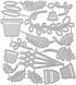 Cutting Dies Metal Stencils Scrapbooking Tools DIY Embossing Template for Paper Card Making Album Arts Crafts Supplies (Flower rack decoration-10x...