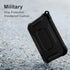 2 Pack Case Compatible with Magsafe Battery Pack Cover, Slim TPU Carbon Fiber Design Protective Case Cover with Keychain Anti-Shockproof Rugged Bu...