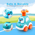 Baby Toy Cars for 1 +Year Old Boy - Toddler Toys Age 2 3 4 Year Old Boy Gifts, Animal Cartoon Press and Go Cars for Toddlers 2-4 Birthday Toys...