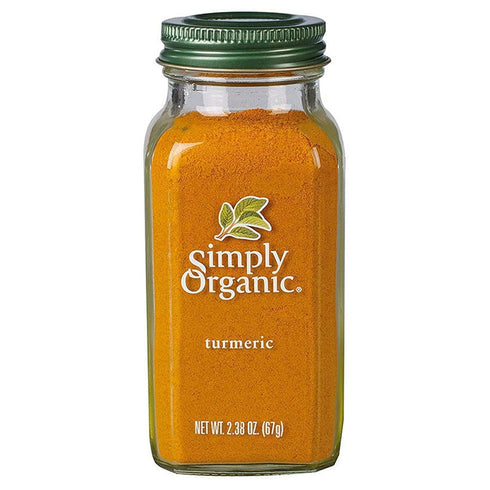 Simply Organic Ground Turmeric Root, Certified Organic | 2.38 oz | Pack of 2 | Curcuma longa L....