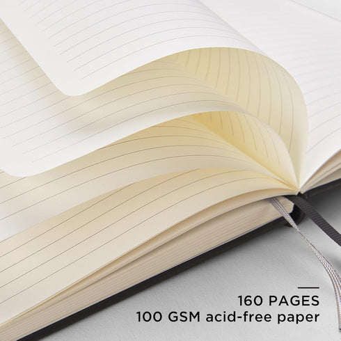 &And Per Se Lined Journal Notebook, 160 Pages, A5 5.7 x 8 inches College Ruled Thick Paper Notebook Journals for Writing, Hardcover Notebooks for ...