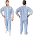 AMZ White Disposable Coveralls for Men, Large. 40 GSM Polypropylene Hazmat Suits Disposable. Unisex Full Body Protective Suit. Disposable Painters...