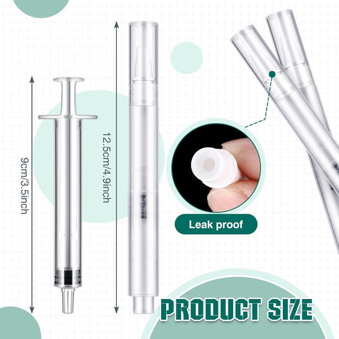 Touch Up Paint Pens 2 in 1 Pack Refillable Brush Pen Empty Oil Pen Transparent Paint Pen for Touch Up Wall Cabinets Furniture Wood(3 ml, 4 Pieces)...