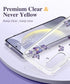 GVIEWIN for Samsung Galaxy S24 Case Floral, with Screen Protector & Camera Lens Protector, Hard PC&TPU Bumper Clear Shockproof Protective Women Ph...