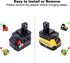 DM18RL 20V Battery Adapter for Ryobi 18V Tools, Convert DeWalt 20V Lithium Battery &Milwaukee 18V Lithium Battery to Ryobi 18V NiCad & NiMh Li-ion...