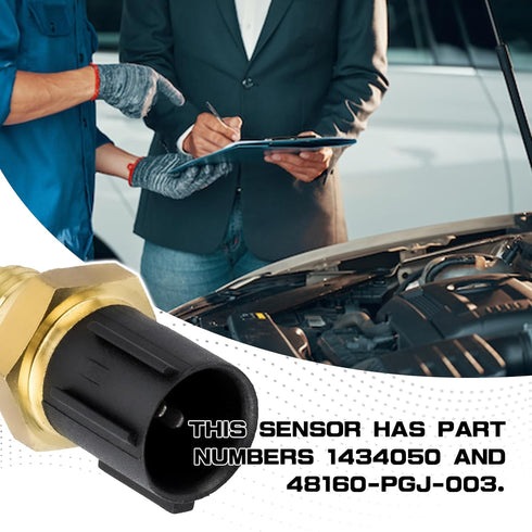 Oil Temperature Sensor 48160-PGJ-003, 1434050 Engine Coolant Temperature Sensor with O-Ring VTM 4 Compatible with Honda Pilot 2003-2015 for Honda ...