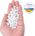 LPBeads 100PCS 8mm Natural White Jade Beads Gemstone Round Loose Beads for Jewelry Making with Crystal Stretch Cord...