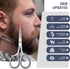 Professional Grooming Scissors, Small Scissors for Hair, Nose, Eyebrow Trimming, Facial, Mustache, Eyelashes. Precision Stainless Steel Scissors -...