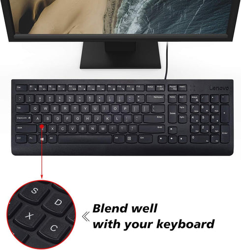 3PCS Universal English Keyboard Letter Stickers, Replacement English Keyboard Stickers with Black Background and White Lettering for PC Computer L...