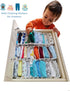 Drawer Organizer Baby Clothes, Drawer Dividers Organizers Clothes Storage Box for Baby Onesie, Underwear, Socks, Shirts, Accordion Drawer Organize...
