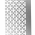 Zerodis Rhinestone Painting Ruler, Stainless Steel Mesh Ruler Blank Grids Point Drill Pen Ruler for 5D DIY Paintings Supplies(#3)...