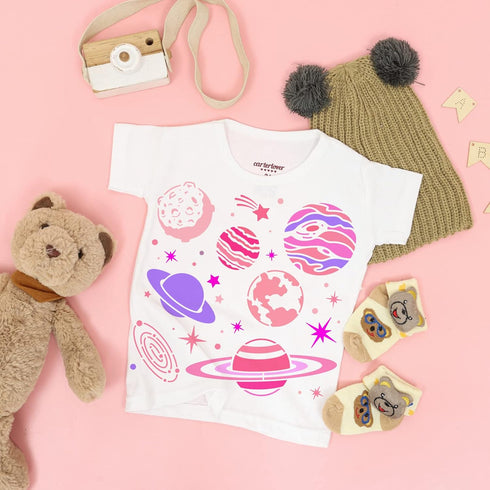 FINGERINSPIRE Planets Galaxy Drawing Painting Stencils Templates (11.8x11.8inch) Plastic Planetary Stencils Decoration Square Star Stencils for Pa...