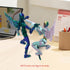 T13 Action Figure with Wings and Holder - 3D Printed Dummy 13 Robot, Multi-Jointed Lucky Action Figure, Desk Executive Toy, 3D Printed Gift - Gree...