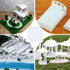 OLYCRAFT 10 Sheets White ABS Plastic Sheet 8x8 Inch ABS Plastic Plates 0.5mm Thick Hard Plastic Sheet for Architectural Models Sand Table Building...