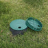 2 Pcs Sprinkler Valve Box Cover, Cover for Irrigation System, Round ID 5.5" OD 6" Sprinkler Valve Box Cover Lid, for Sprinkler in Ground Outside...