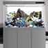 AWERT 48x18 inches Stone Aquarium Background Aquatic Plant River Bed & Lake Fish Tank Background Vinyl Background...