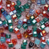 200 Pcs Cube Crystal Beads with Storage Box Mini 4 x 4 x 4 mm Square Loose Spacer Beads for Jewelry Making Kits Finding Necklace Bracelet Keychain...