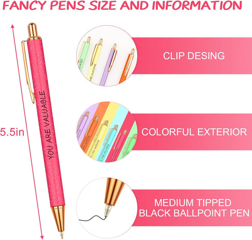 Thank You Gifts for Women, Teacher Appreciation Gifts, Cool Fancy Pens for Women, Employee or Coworker, Nurse Pens, Journaling Pens, Cute Pen Set ...
