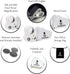 30X 60X Jewelers Loupe Magnifying Glass with Light, Lighted Magnifying Glass Jewelry Loop, Pocket Magnifier for Coins, Jewelry, Plants, Currency, ...