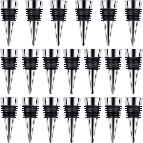 Wine Stopper, Reusable Decorative Bottle Stoppers for Kitchen, Bar, Gifts, Holiday Party, Wedding (20 Pack)...