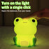 Frog Night Light, Frog Gifts for Girl, Frog Lamp Gifts Bedside Lamp for Nursery, ABS+SIL, Touch Control, Portable and Rechargeable Dimmable, Birth...