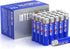 INTERNOVA® AAA Batteries 24 Pack - High-Performance Alkaline Triple A Batteries for Devices & Emergency Gear, 10-Year Shelf Life (24 Count)...