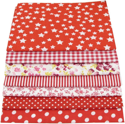 56pcs 9.8" x 9.8" (25cm x 25cm) No Repeat Design Printed Floral Cotton Fabric for Patchwork, Precut Fabric Square for DIY Sewing,Quilting Squares ...