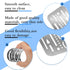 Clabby 4 Pieces Erasing Shield Stainless Steel Drawing Template Shield Drafting Tools with 26 Openings or 27 Openings for Mechanical Drawing Engin...