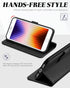 TUCCH Case Wallet for iPhone SE 2022/ iPhone 7/8/iPhone SE 2020, PU Leather 3 Card Slots Stand Magnetic Flip Folio Cover TPU Shockproof Inner Shel...