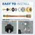 630-8500 Wall Hydrant Complete Service Kit Compatible with Prier Outdoor Faucet Repair Kit 500 400 Series Vacuum Breaker and Handle Replacement Pa...