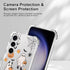 Halloween Case for Samsung Galaxy S24 Pumpkin, Ghost Cat Designed Soft Slim Fit TPU Anti-Scratch Shockproof Protective Mobile Cover Clear Phone Ca...