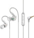 MEE audio M6 Sport Wired Earbuds, in Ear Headphones, 3-Button Remote, Sweatproof Earphones for Running/Gym/Workouts with Memory Wire Earhooks, Hea...