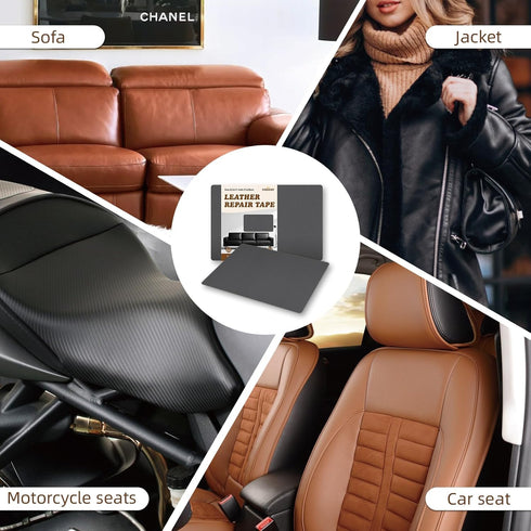 CHEIGHY Leather Repair Kit, Self Adhesive Leather Repair Patch for Furniture 8.2X11 inch Vinyl Repair Kit for Couches Car Seats, Sofa, Office Chai...