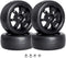 PreGlued 12mm Hex Wheel Rims & OD 2.56" Rubber Tires for 1/10 On-Road Touring Car Drift for Traxxas 4tec 2.0 3.0 Tamiya TT02 TT01 HPI RS4 Wltoys 1...