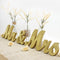 Wooden Mr and Mrs Sign, Rustic Mr. & Mrs. Letters Wedding Signs for Wedding Table, Miss Mr. Deroation for Photo Props/Party Table/Anniversary/Vale...