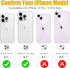 AGVEE 3+3 for iPhone 14 Pro 6.1" / 14 Pro Max 6.7" Camera Lens Protector, Bling Diamond & Bling Glitter Metal Ring 9H Tempered HD Glass Camera Pro...