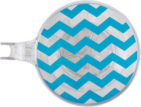 BonJour Coffee and Tea BPA-Free Plastic Smart Brewer, 19.5-Ounce, Blue Chevron,Aqua...