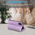 EYZUTAK Wallet Phone Case for Samsung Galaxy A51(4G), Retro Matte 9 Card Holder Slots Zipper Pocket Case PU Leather Magnetic Closure Kickstand wit...